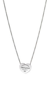 【送料無料】ネックレス　クランプcollier tour de cou femme tres jolie bijoux cur de 13 mm en argent 925 grtr0030｜hokushin
