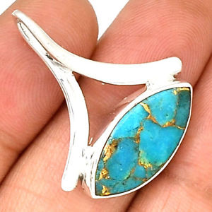 【送料無料】ネックレス　ターコイズトルコペンダントシルバーpendentif turquoise monture en argent 925 ref 2912｜hokushin