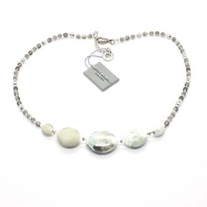 【送料無料】ネックレス　ベネチアコンディムラーノベージュcollana antica murrina venezia con vetro di murano grigio beige bianco co925a12