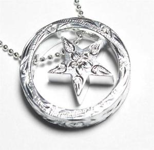 【送料無料】ネックレス　ハワイアンペンダントlourds pais argent 925 hawaen volutes cercle pendentif toile