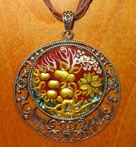 【送料無料】ネックレス　ゴールドペンダントツリードイツpendentif en or arbre de vie four seasons vritable fait la main coque german 16,045円