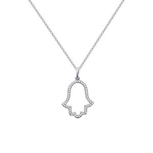 【送料無料】ネックレス ジルコニウムcmlot pendentif fatma en argent et zirconium neuf longueur au choix 45 ou 50cm|hokushin