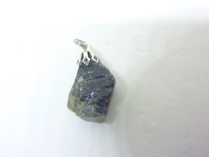 【送料無料】ネックレス　サファイアpendentif saphir brut 5,9 gr ref 0347
