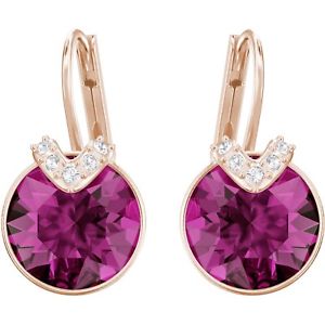 【送料無料】ネックレス　スワロフスキーベラドナイヤリングロサorecchini swarovski bella v donna 5389357 earrings a monachella fucsia oro rosa