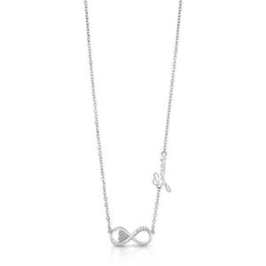 【送料無料】ネックレス　ドナスワロフスキークオーレcollana donna guess endelss love ubn85012 acciaio swarovski infinito cuore heart
