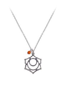 【送料無料】ネックレス　クランプチャクラヒーリングヒーリングチャクラゴールドcollier sacral chakra healing gurison de chakra or｜hokushin