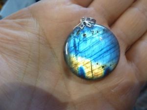 【送料無料】ネックレス ペンダントpendentif protection labradorite ref 6523|hokushin