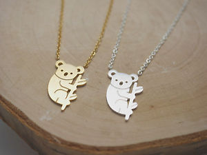 【送料無料】ネックレス　コアマペンダントクロノグラフシルバーゴールドカラーmagnifique collier avec koala ours comme chronographe pendentif argent ou dor｜hokushin