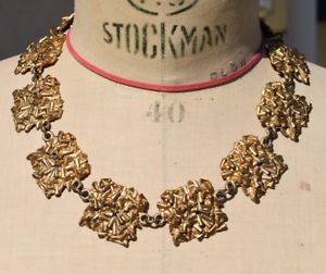 【送料無料】ネックレス ビンテージクリエーターモダニストフォームクランプvintage collier ras de cou de crateur biche de bere formes modernistes