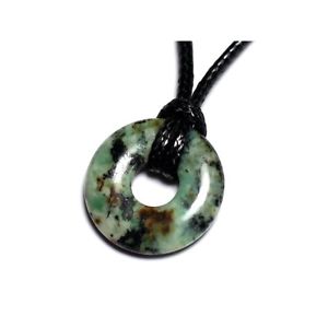 【送料無料】ネックレス　クランプドーナツターコイズcollier donuts 20mm turquoise