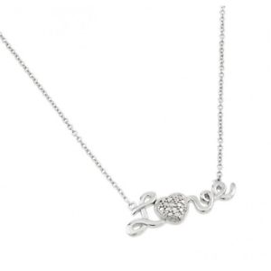 【送料無料】ネックレス　スターリングシルバーネックレスfemmes en argent sterling 925 rh textur coeur amour pendentif 406cm collier｜hokushin