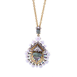 【送料無料】ネックレス　ロングネックレスドロップcollier long dor pendantif gros goutte perle simple fin original ddz2｜hokushin 14,024円