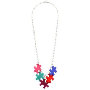 【送料無料】ネックレス　ライセンスジョークールパーツクランプパズルsous licence icielle joe cool 5 pices color puzzle collier｜hokushin