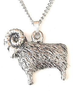 【送料無料】ネックレス　イギリスソリッドピューターblier mouton pendentif fabriqu la main en tain massif au royaumeuni｜hokushin