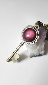 【送料無料】ネックレス　クリップアウトランダーセルティックキーブロンズボルドーcollier outlander sautoir celtique sassenach cl lallybroch bordeaux bronze｜hokushin