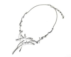 【送料無料】ネックレス　ペンダントネックレスファッションシルバーcc770 * collier pendentif multifilaments artifice mtal mode femme argent｜hokushin