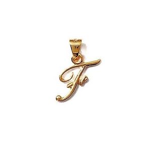 【送料無料】ネックレス pendentif femme initiale lettre f plaqu or neuf|hokushin