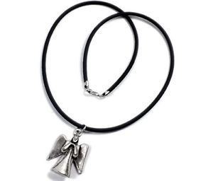 【送料無料】ネックレス　ペンダントゴムカラーminott collier en caoutchouc avec ange pendentif 21445｜hokushin
