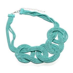 【送料無料】ネックレス　クリップ3xcollier magnifique vert en alliage de femme k3i3