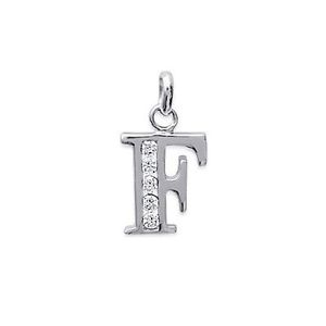 【送料無料】ネックレス　ペンダントシルバーnouveau pendentif initiale lettre f argent amp; zirco neuf