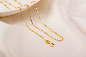 【送料無料】ネックレス　クリップショートチェーンスターリングシルバーマッシフcollier chaine court argent sterling massif 925 plaqu or cy9