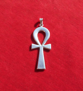 【送料無料】ネックレス　エジプトクロスペンダントune croix egyptienne pendentif en argent