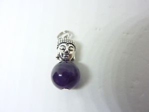 【送料無料】ネックレス　パールpendentif sagesse bouddha amethyste perle 12 mm longueur 2,9 cm 12,586円