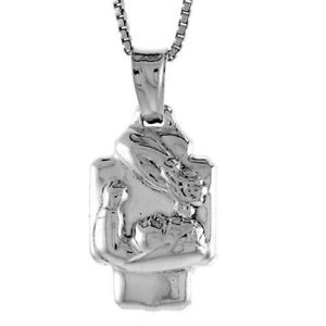 【送料無料】ネックレス　バプテスマイタリアボックスargent sterling crossshaped baptme pendentif, fabriqu en italie, 457cm bote｜hokushin