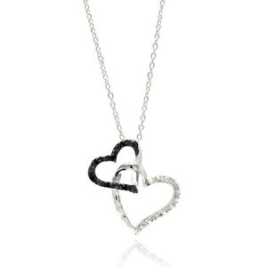 【送料無料】ネックレス スターリングシルバーブラックオープンクリップfemmes en argent sterling 925 rh cur ouvert noir zc 406cmadjustable collier 16