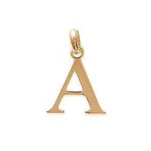 【送料無料】ネックレス　ペンダントゴールドプレートpendentif initiale lettre a plaque or neuf