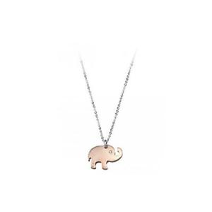 【送料無料】ネックレス　スワロフスキーcollana 2 jewels mrbig 251208 elefante acciaio inossidabile ros swarovski