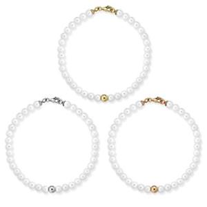 【送料無料】ネックレス　イタリアアルジェントbracciale donna fujiko perle naturali coltivate argento 925 made in italy