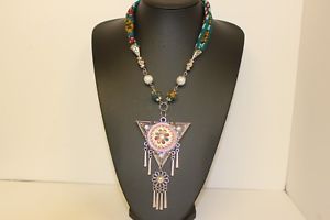 【送料無料】ネックレス　インドネシアクランプジュエリーファンタジーモードindonsien collier ethnique bijoux mode fantaisie pendantes gland