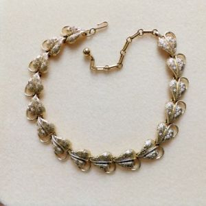 【送料無料】ネックレス　クリップビンテージコロコンクオーレcollana collier coro vintage 1950 con foglie a cuore 16,045円
