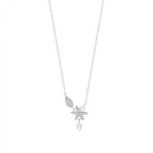 【送料無料】ネックレス　ナチュラアルジェントスワロフスキーフィオーレcollana donna morellato natura sahl14 argento 925 swarovski fiore