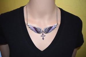 【送料無料】ネックレス　ｓｋケーブルフレンチイヤリングコリアーsk2251 ensemble violet peint ail franais cble boucles doreilles collier