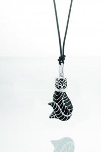 【送料無料】ネックレス　ロベルトガットアルジェントネロroberto giannotti collana misteri della notte mis202 gatto argento 925 nero｜hokushin 16,775円