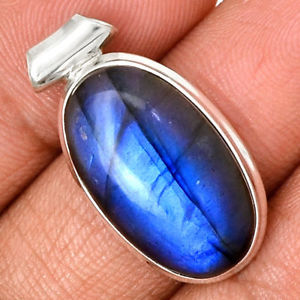 【送料無料】ネックレス　ペンダントマウントシルバーpendentif protection labradorite monture argent 925 ref 8745 17,005円
