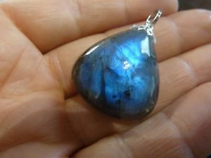 【送料無料】ネックレス　ペンダントpendentif protection labradorite ref 7676