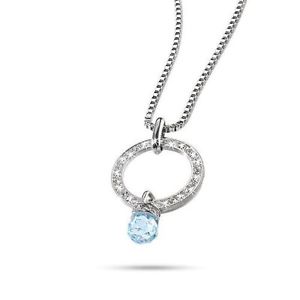 【送料無料】ネックレス　ナチュラーレスワロフスキーmorellato eclipse collana donna con topazio naturale e swarovski srr12