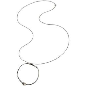 【送料無料】ネックレス　ペルラcollana lunga donna breil venere tj2374 acciaio inossidabile perla bianca xl