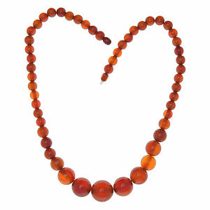 【送料無料】ネックレス ベークライトビンテージネックレスancien collier de perles en baklite vintage vers 1960|hokushin