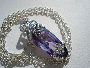 【送料無料】ネックレス　パルマチェーンビンテージbeau et long pendentif vintage en argentoxyde blanc et parmechaine argent