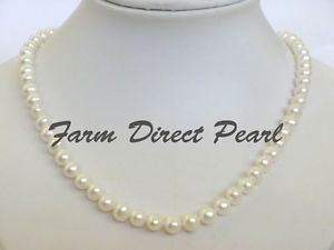 【送料無料】ネックレス　ストランドネックレス508cm long vritable 78mm blanc strand collier de perles culture deau douce