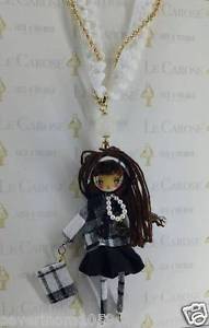 【送料無料】ネックレス　モーダcollana le carose lappony novit bambolina collane tessuto colore moda carosa