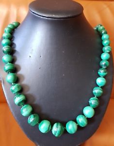 【送料無料】ネックレス マラカイトビーズクリップcollier sautoir en perles de malachite 915mm refv549|hokushin