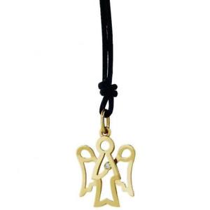 【送料無料】ネックレス　ロベルトロｋｔroberto giannotti collana angeli nkt166g oro 9kt 375 pendente laccio