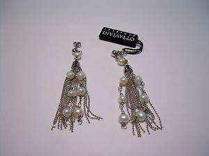 【送料無料】ネックレス　アルジェントパールottaviani orecchini a fili in argento e perle