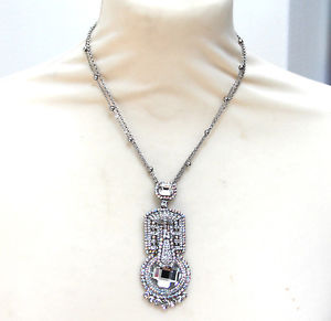 【送料無料】ネックレス　バトラーウィルソンアールデコクランプbutler et wilson transparent iris cristal art dco collier nouveau