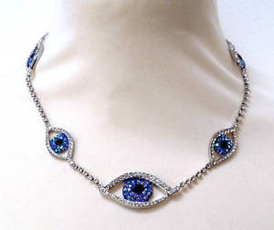 【送料無料】ネックレス　バトラーウィルソンクランプbutler et wilson 6 yeux en cristal collier nouveau